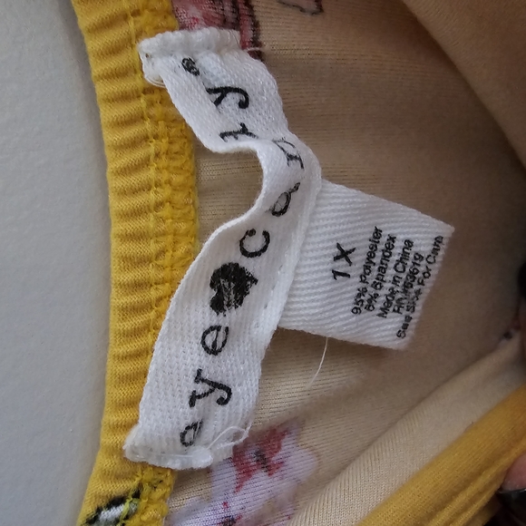 NWT Eye Candy Yellow High Low Romper - Picture 4 of 4